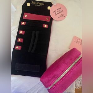 Juicy Couture Pink or Black Travel Jewelry Organizer